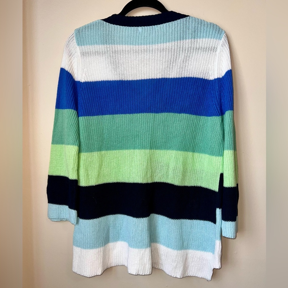 Zaket & Plover Asymmetrical Hem V-Neck Sweater Size Small - Picture 12 of 12